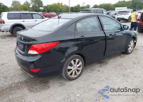 2013 Hyundai Accent Gls from USA, damaged, VIN KMHCU4AE0DU445299